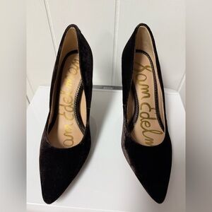 Sam Edelman Black Velvet Women's Pumps